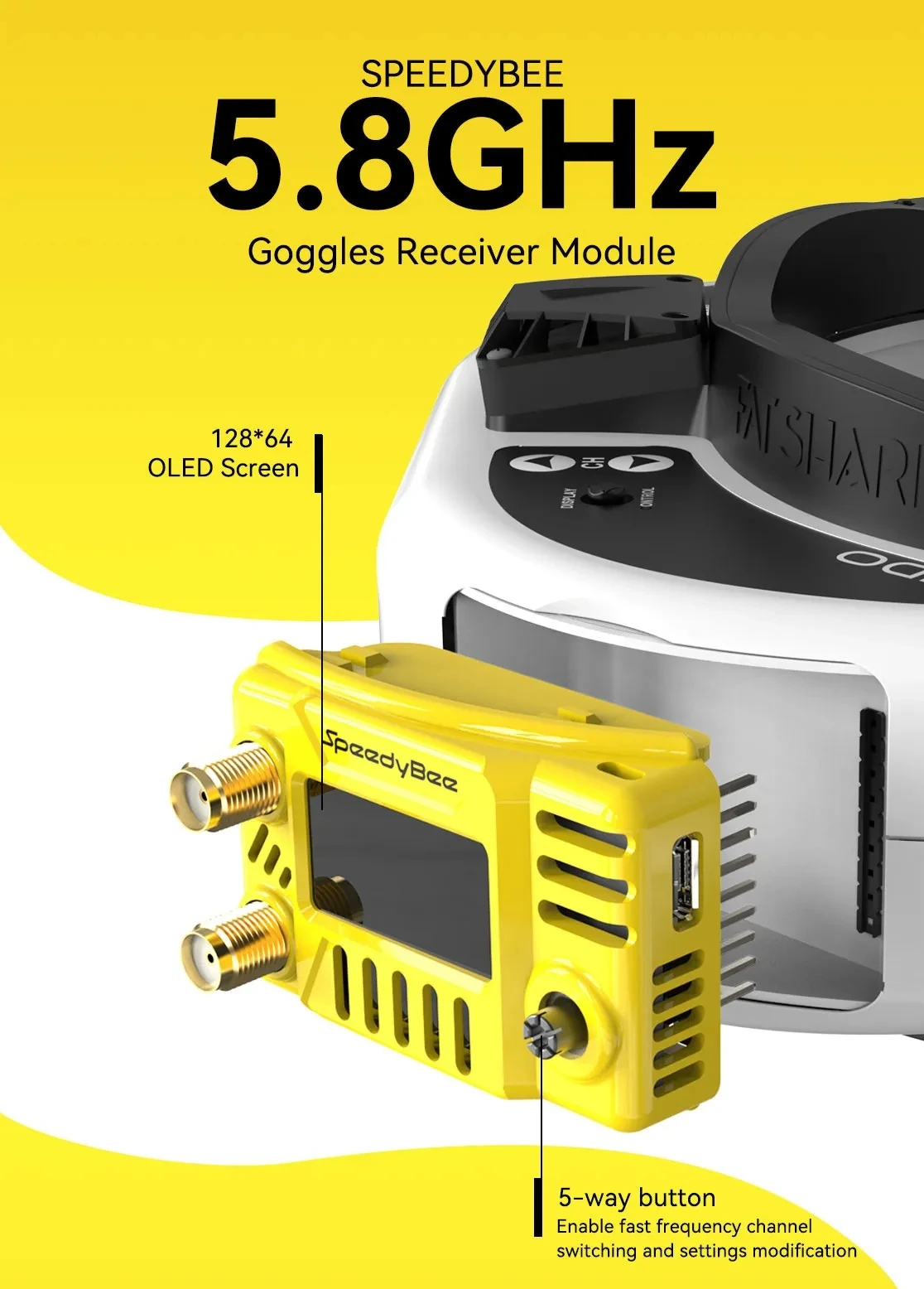 SpeedyBee FPV Goggles Module 5 - Drone Compass ulasan dan harga