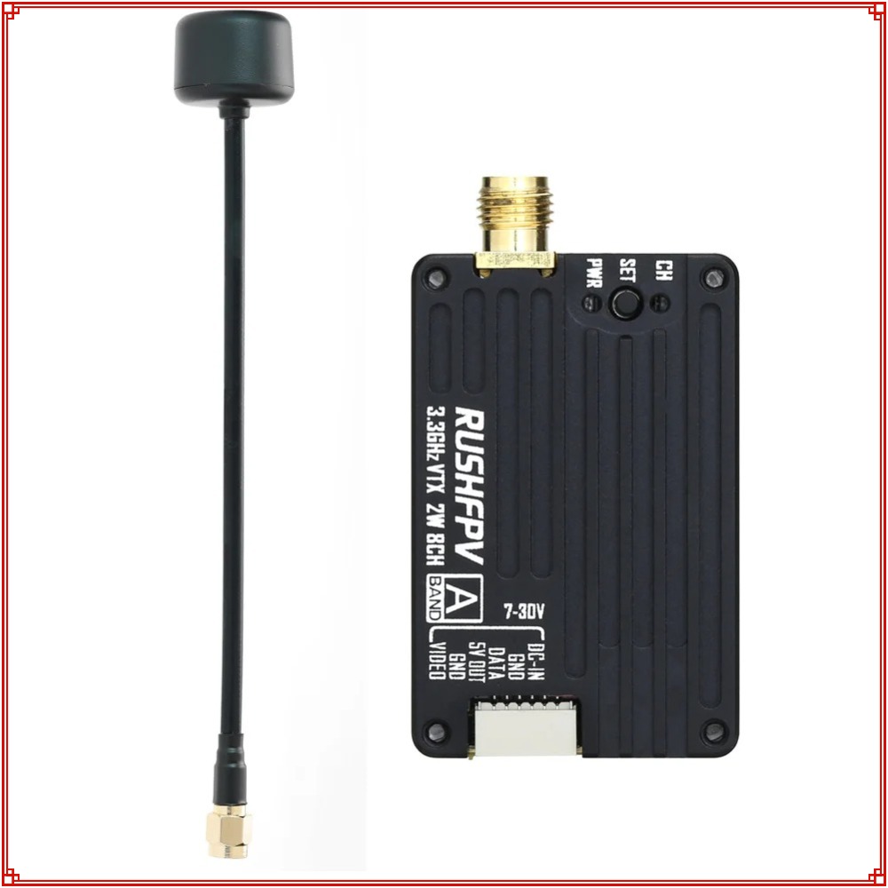2026 New RUSHFPV 3.3G 2W VTX T - Drone Transmitter ulasan dan harga