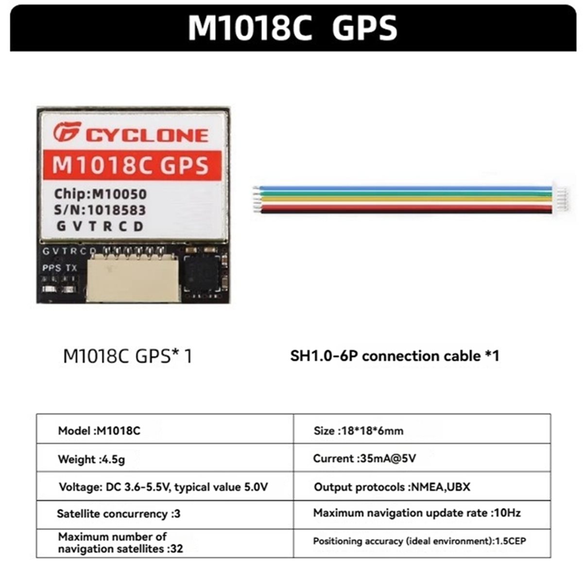 AAAE M1018C M10 GPS Module Int - Drone Compass ulasan dan harga