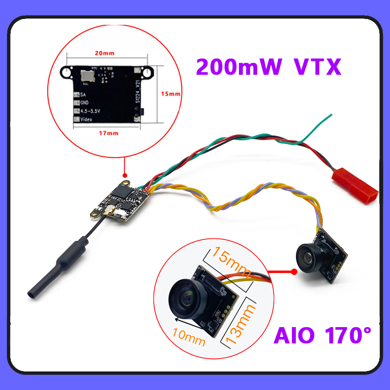 SLONWAKE 5.8G 1200TVL FPV Came - Drone Receiver ulasan dan harga